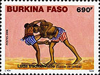 Stamp from Burkino Faso